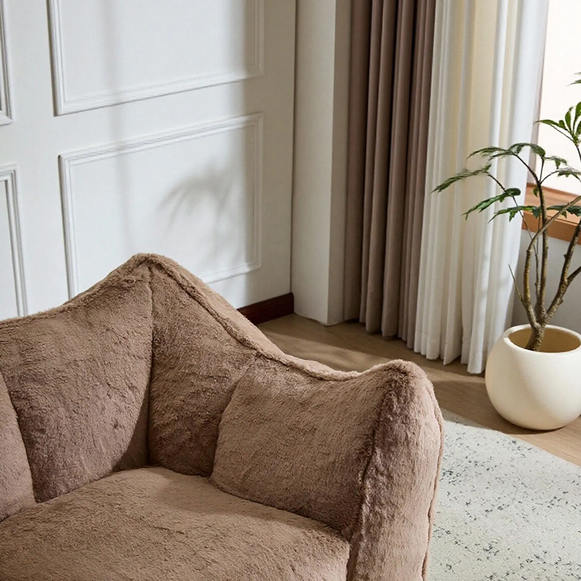 Hypnos Plush-Feel Compressed Single Sofa - Image 13