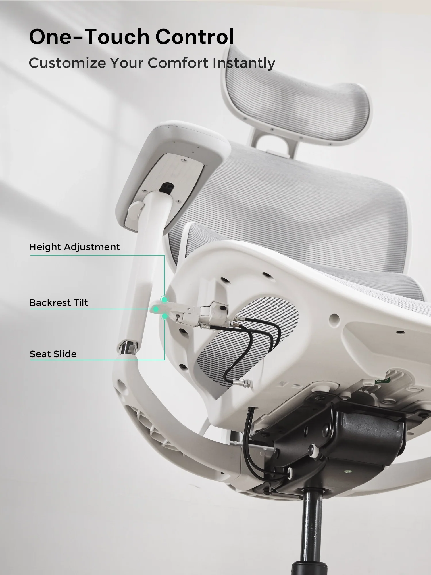 S9 Standard Ergonomic Office Chair with One-Touch Adjustment - Image 14