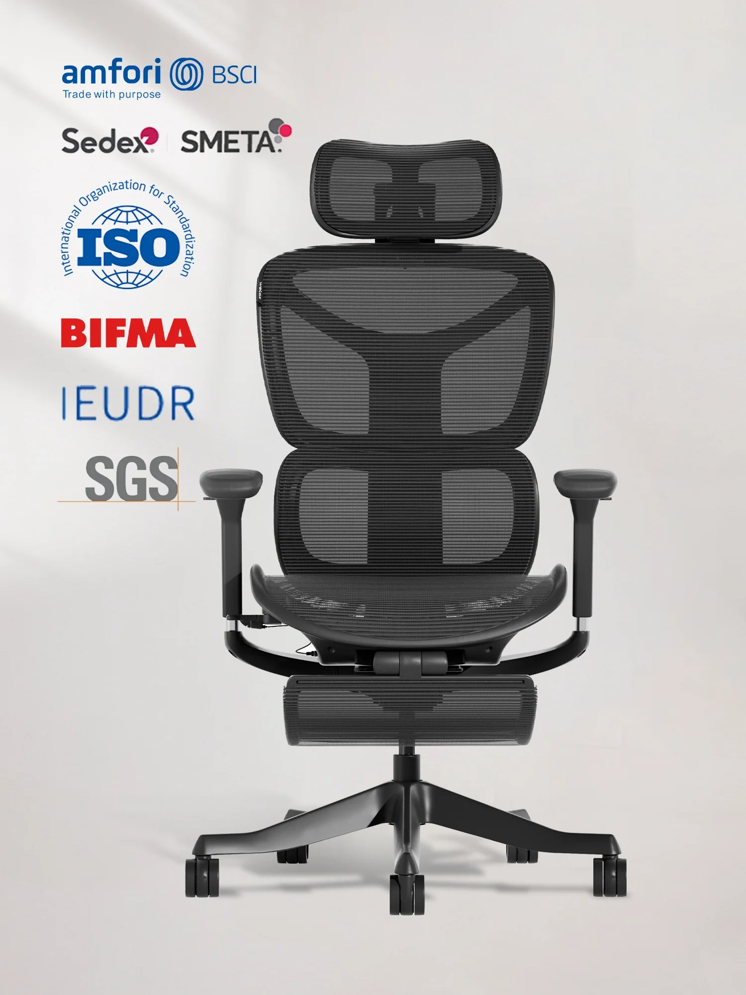 S9 Standard Ergonomic Office Chair with One-Touch Adjustment - Image 43
