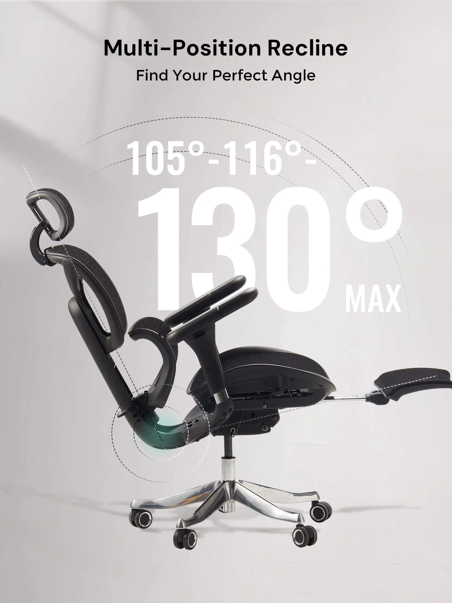 S9 Standard Ergonomic Office Chair with One-Touch Adjustment - Image 73