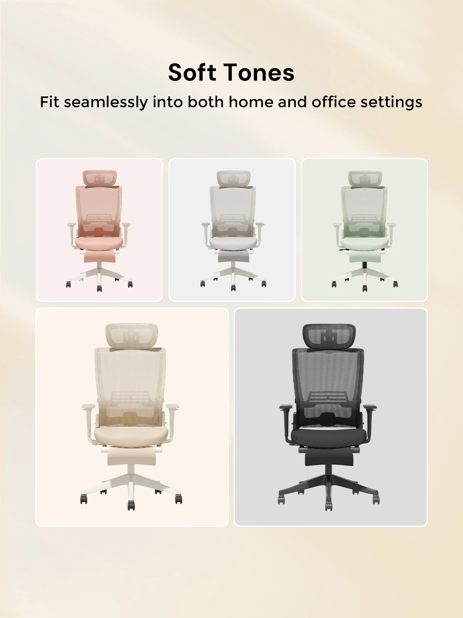 S4 Ergonomic Desk Chair with Foldable Backrest - Image 27
