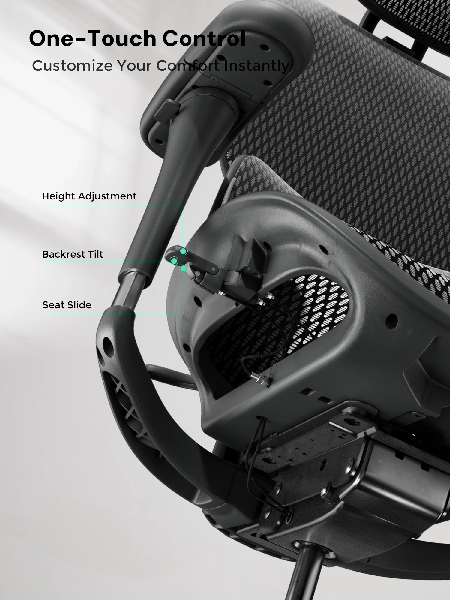 S9 Pro Ergonomic Office Chair with One-Touch Adjustment - Image 12