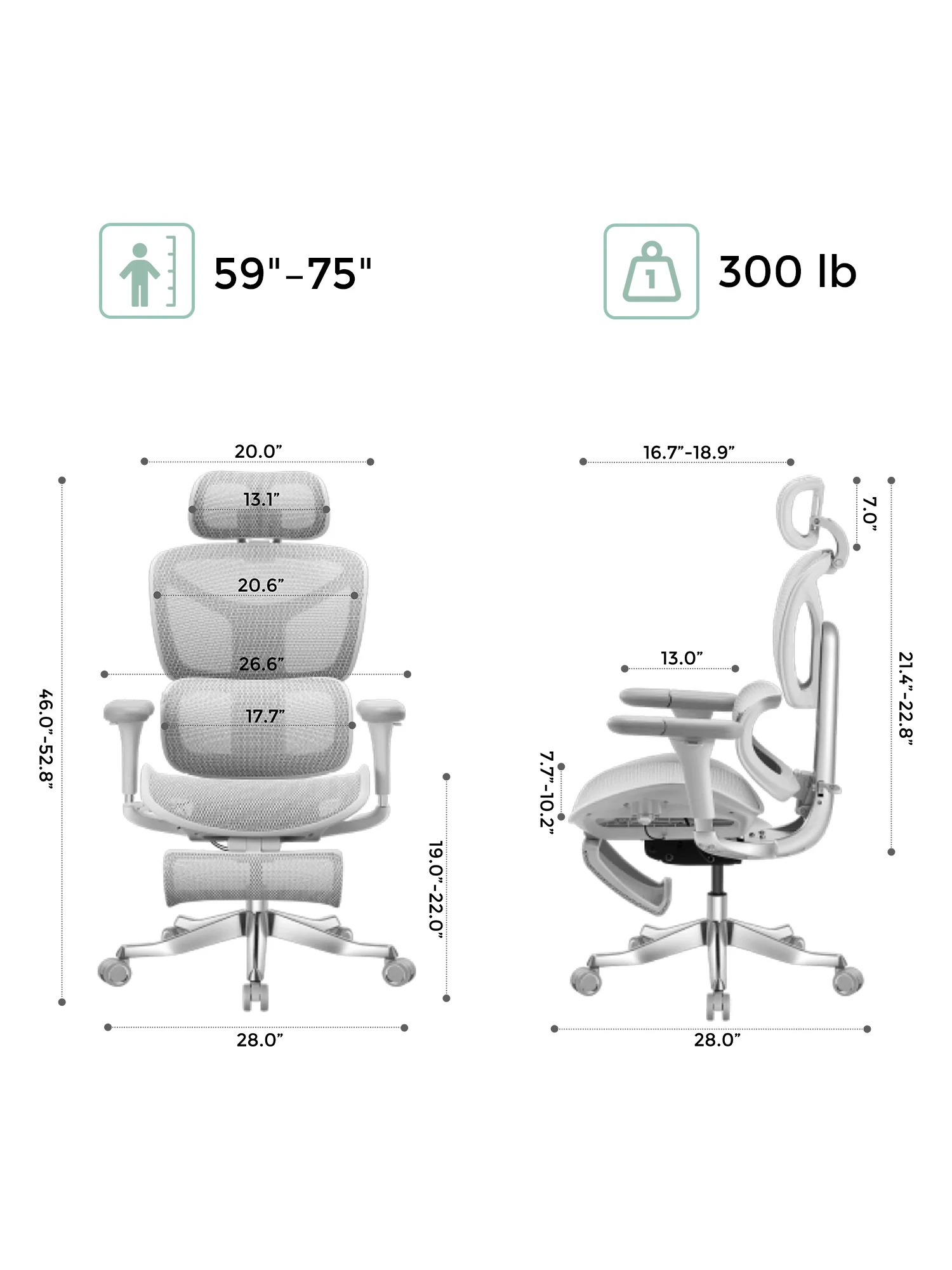 S9 Pro Ergonomic Office Chair with One-Touch Adjustment - Image 38