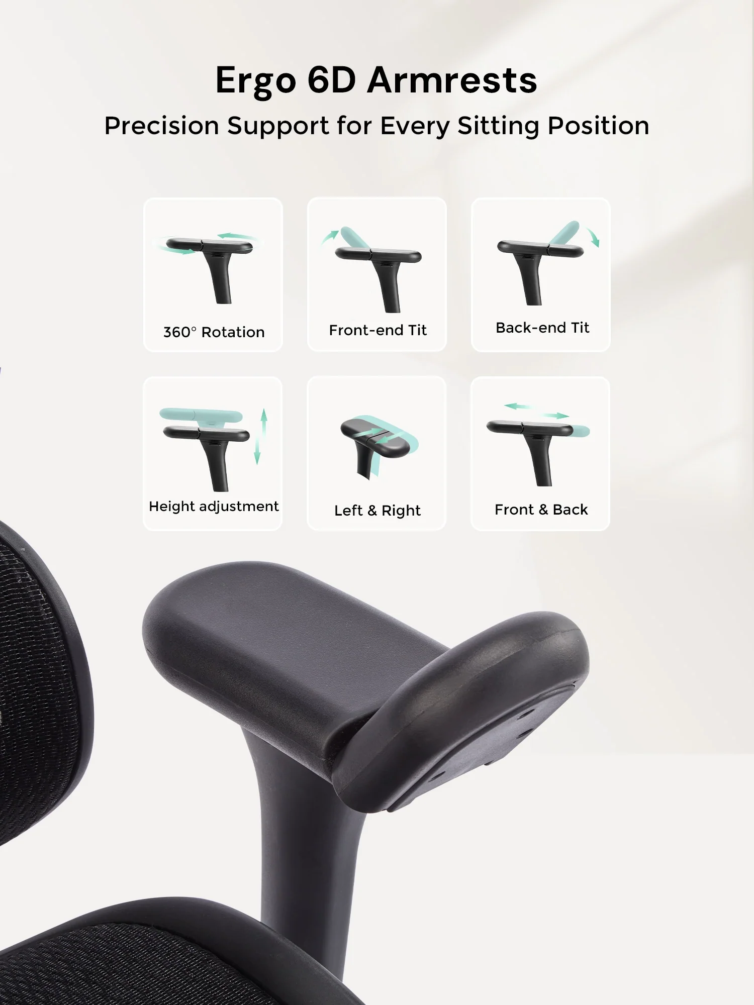 S9 Pro Ergonomic Office Chair with One-Touch Adjustment - Image 6