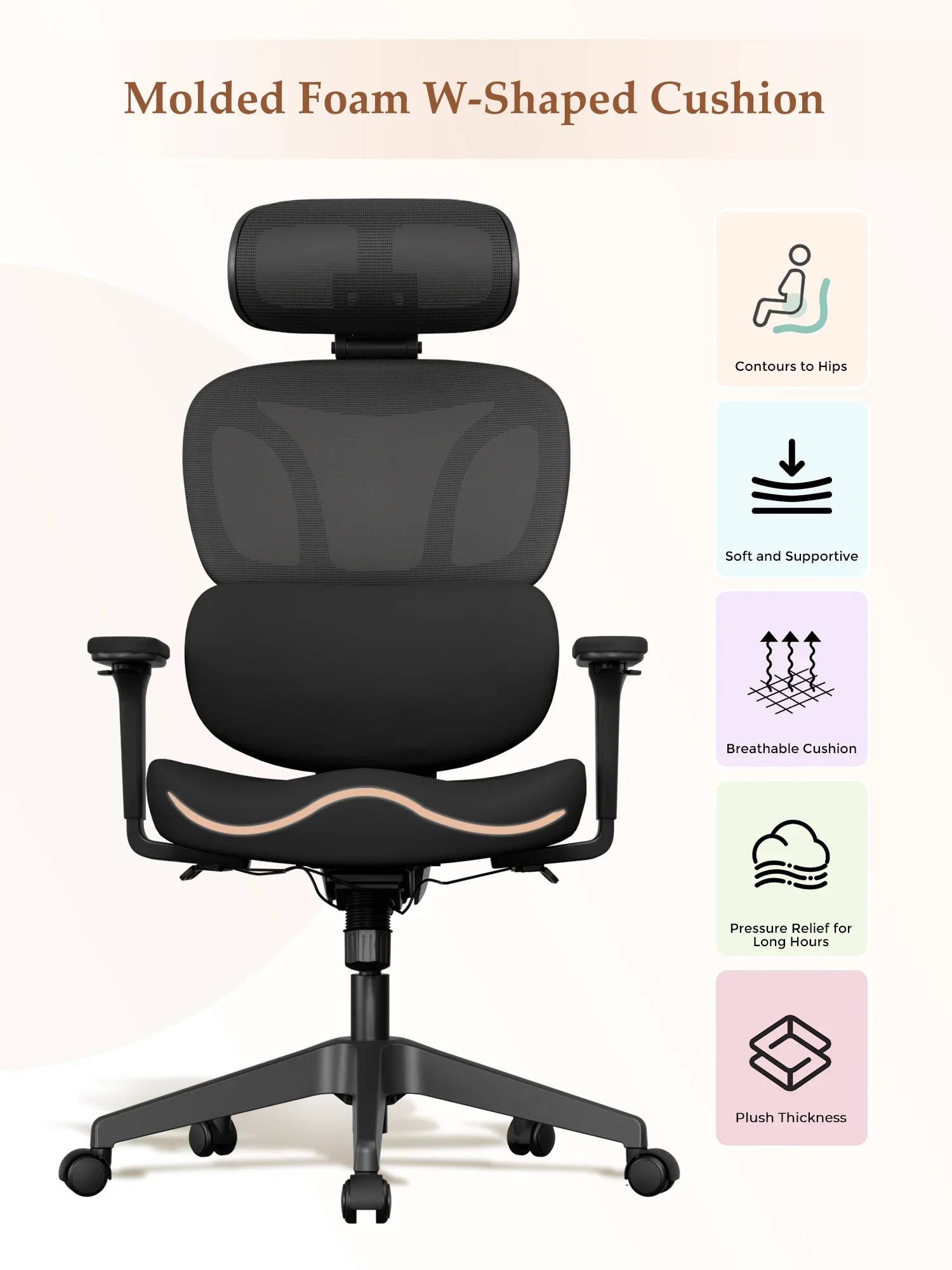 S3 Pro Office Chair with Colorful Lifestyle Design - Image 40