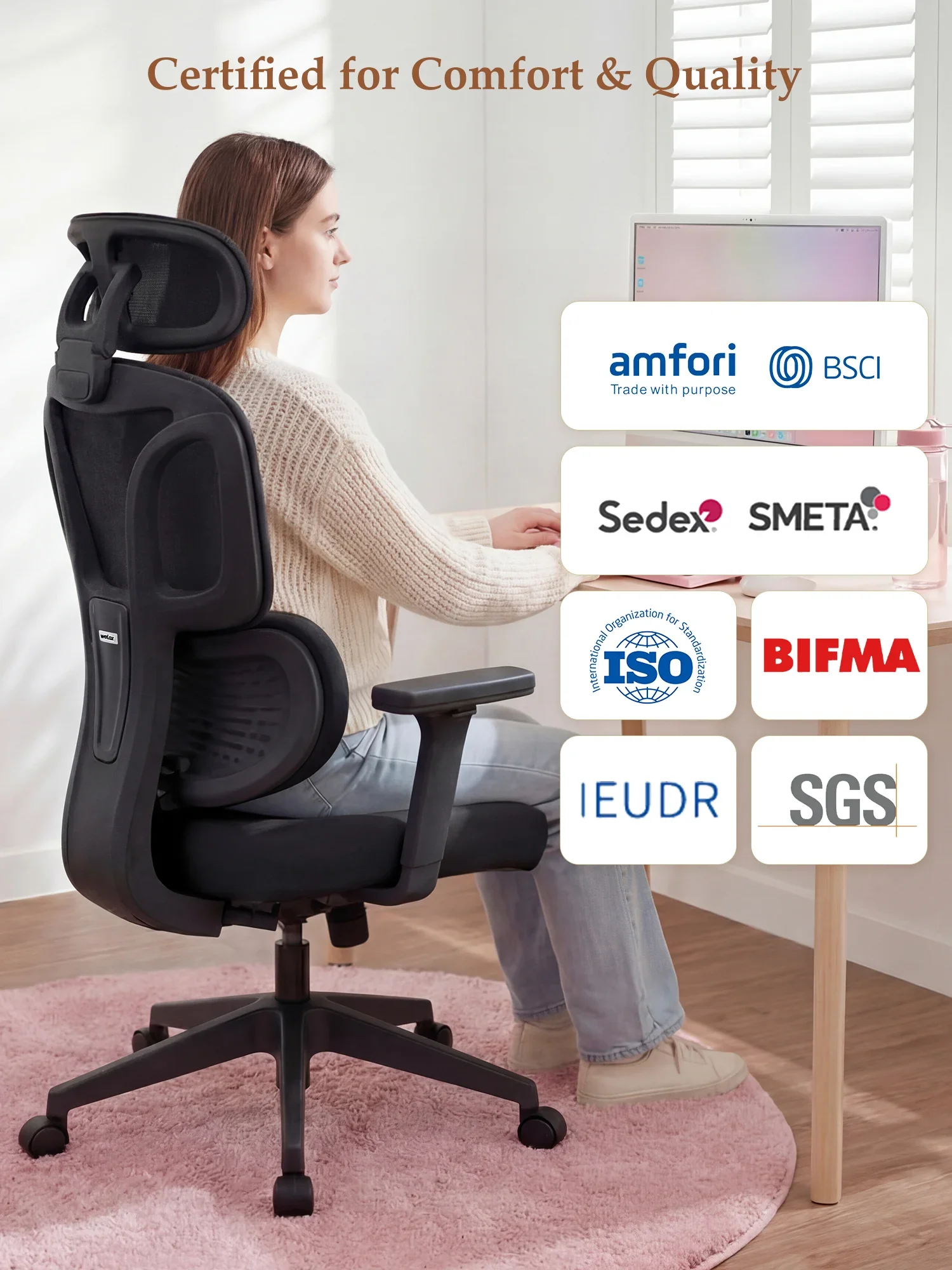 S3 Pro Office Chair with Colorful Lifestyle Design - Image 46