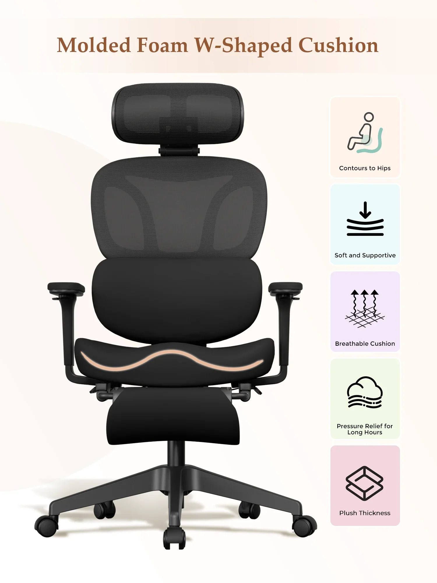 S3 Pro Office Chair with Colorful Lifestyle Design - Image 49