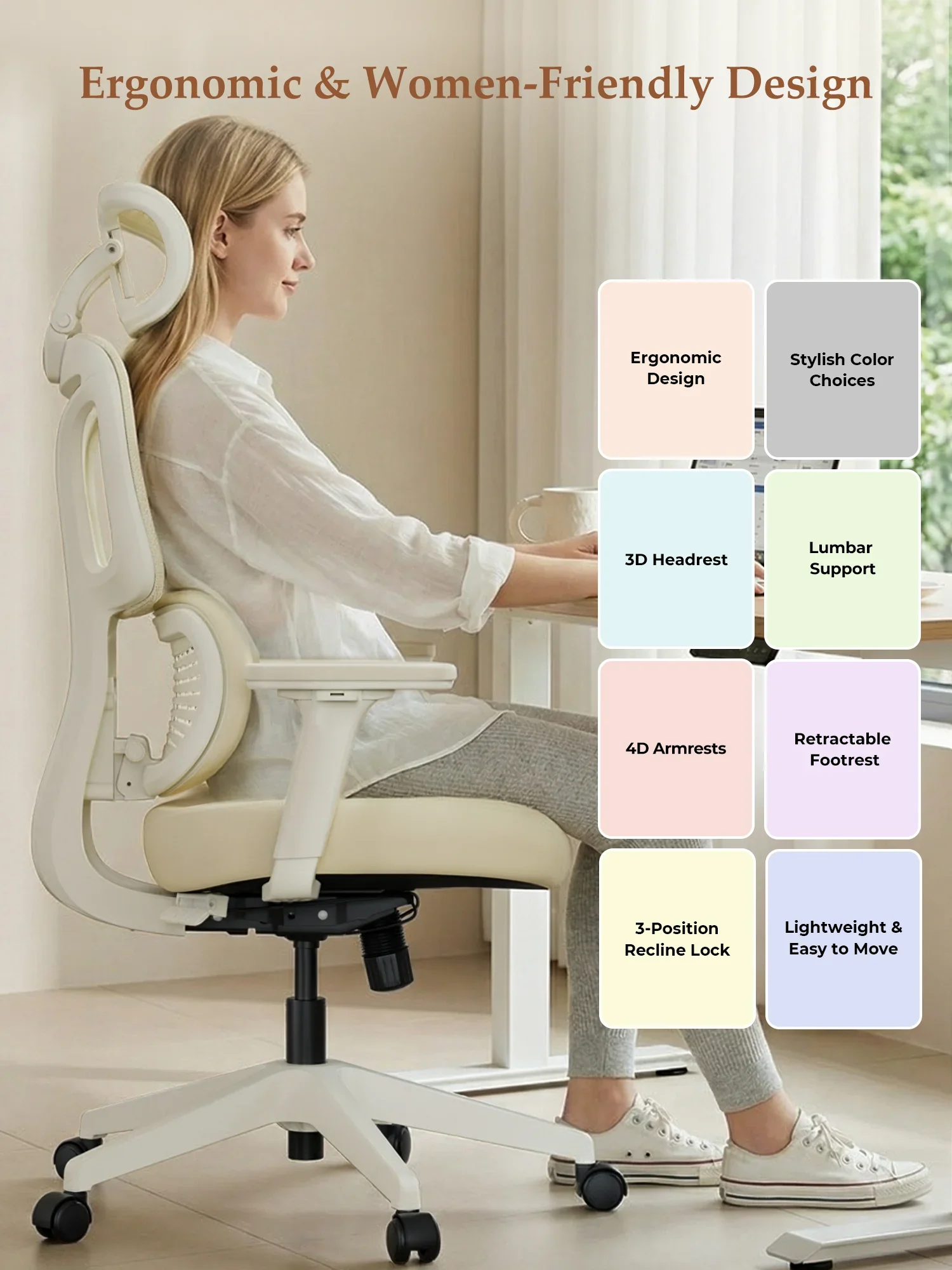 S3 Office Chair with Colorful Lifestyle Design - Image 150
