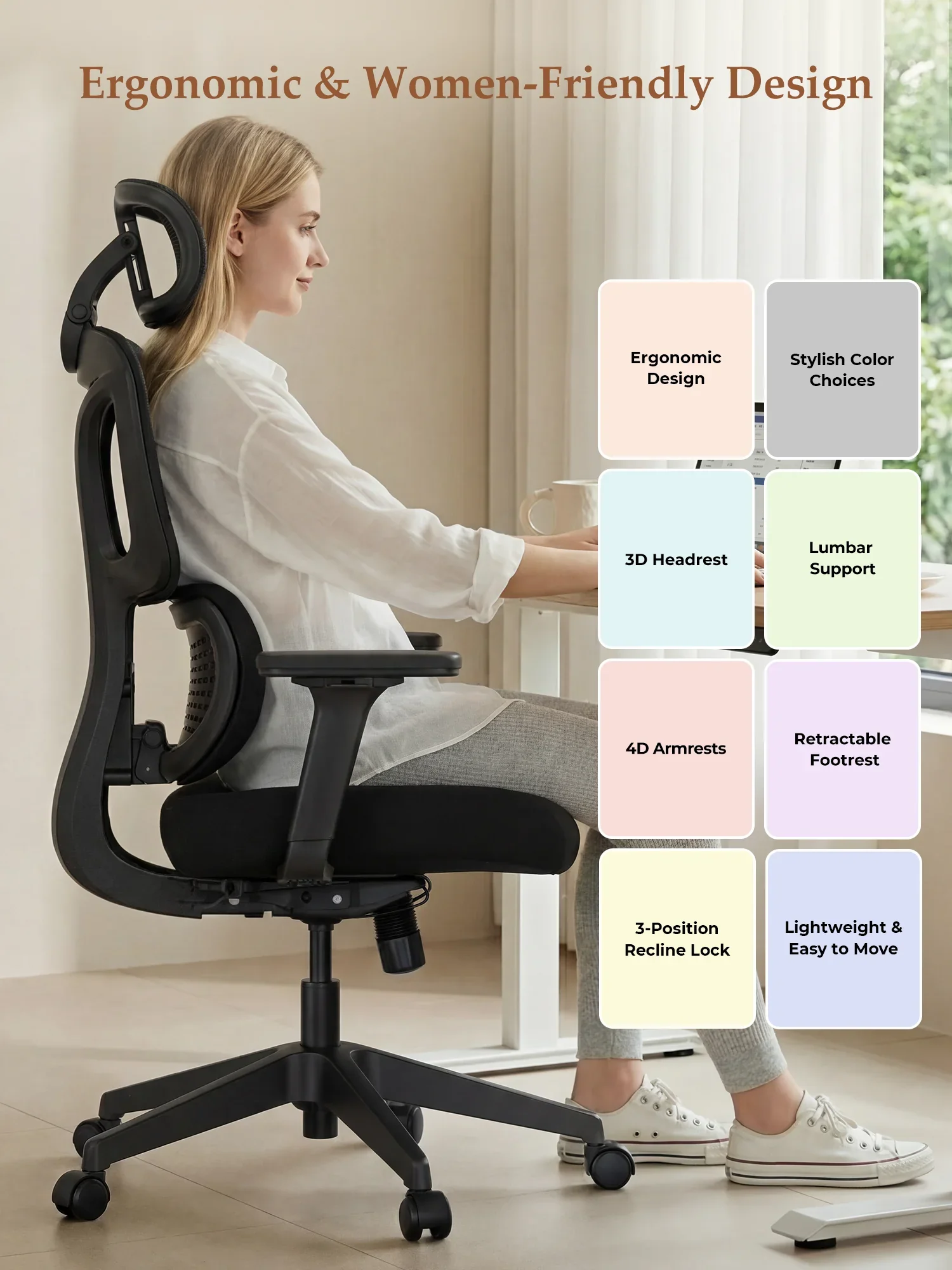 S3 Office Chair with Colorful Lifestyle Design - Image 174