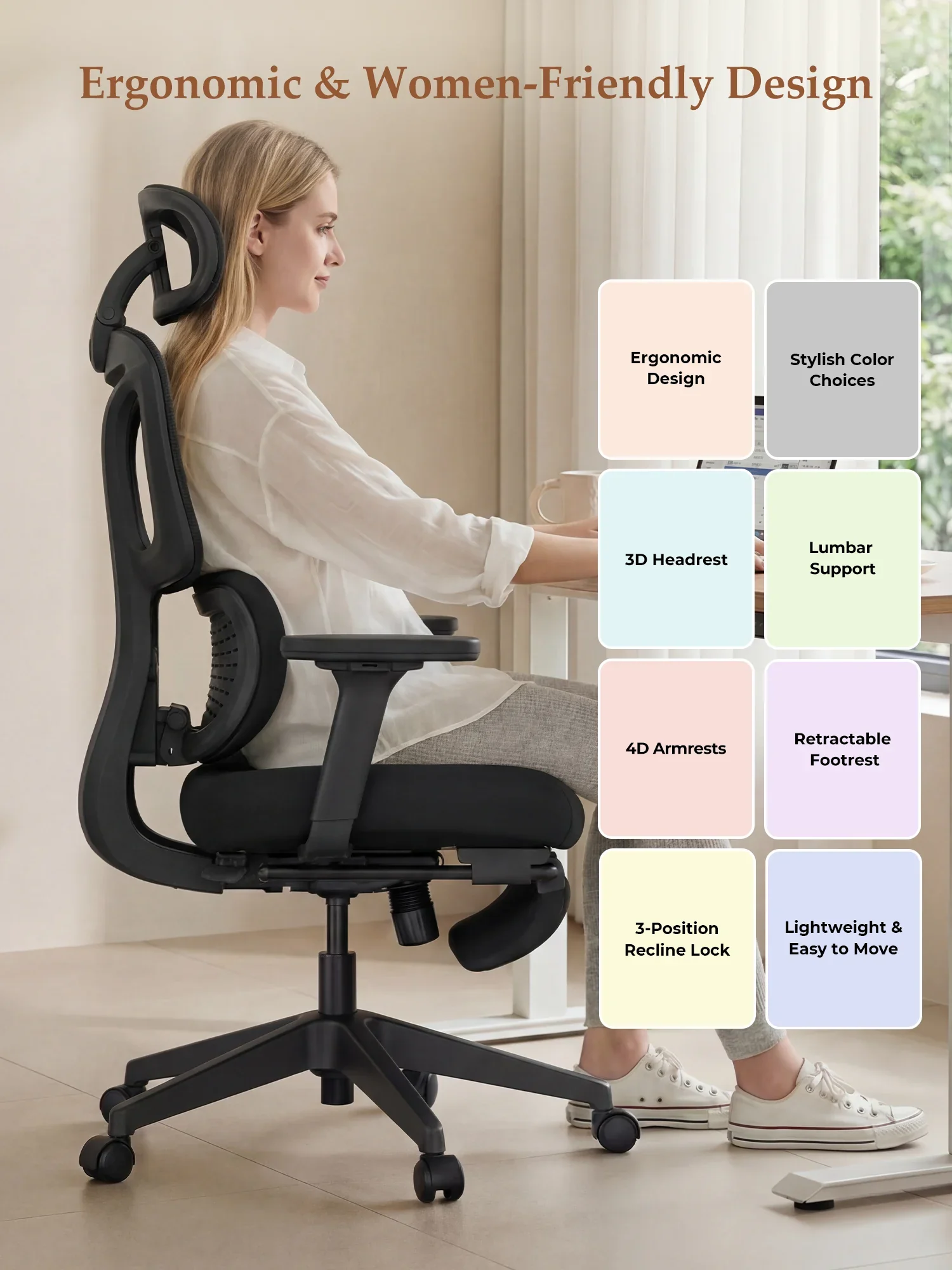 S3 Office Chair with Colorful Lifestyle Design - Image 183