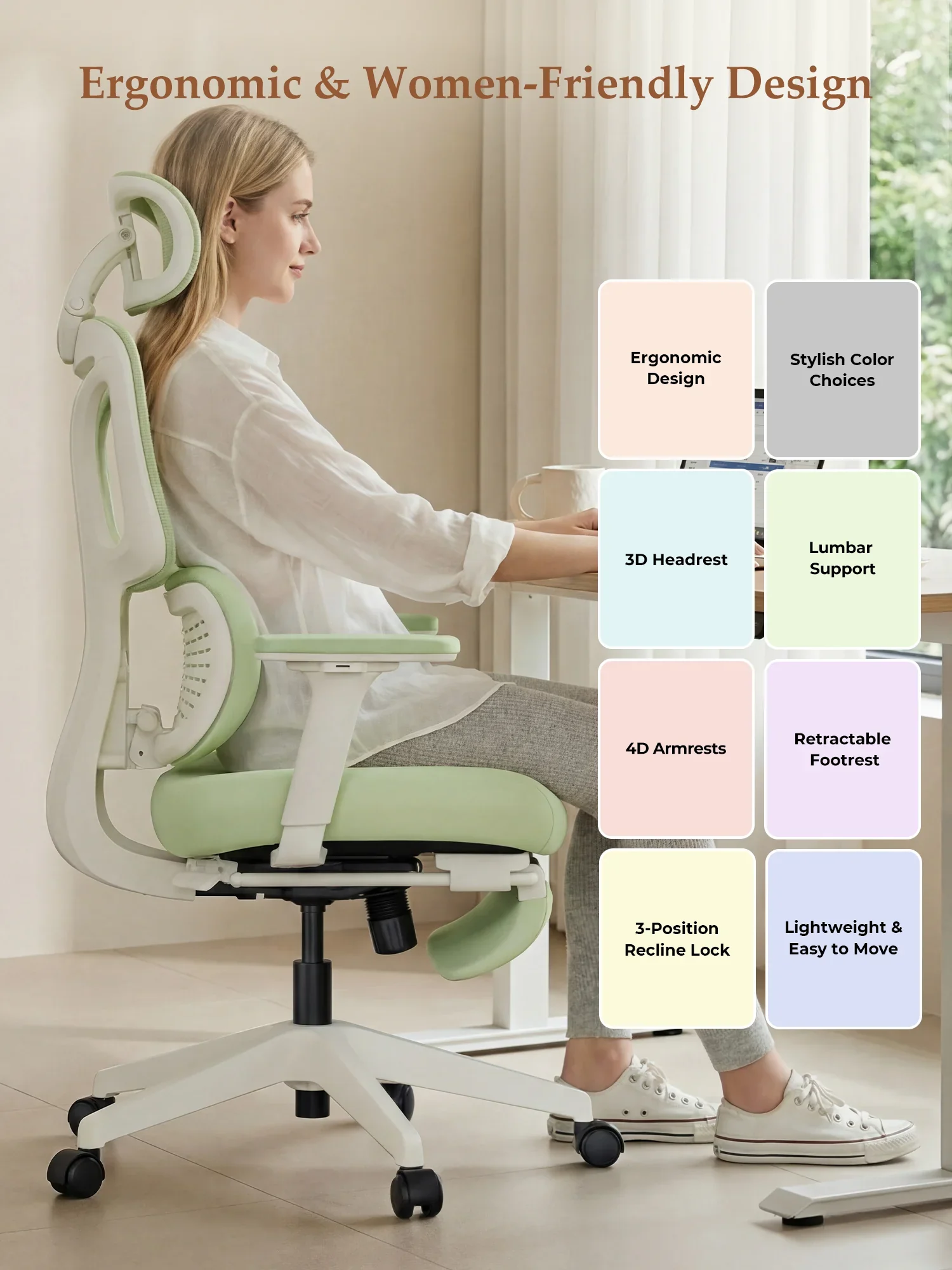 S3 Office Chair with Colorful Lifestyle Design - Image 218