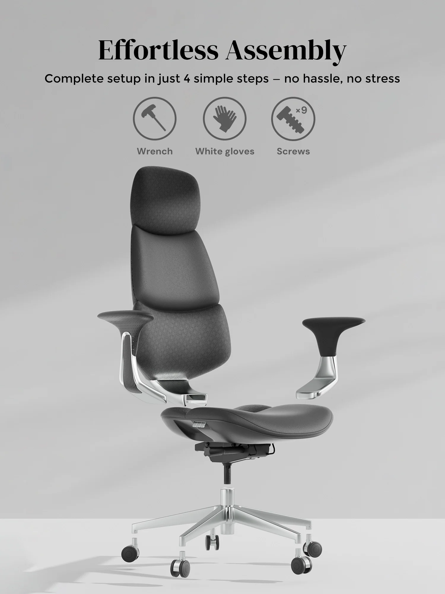 Nyla Leather Chair with Easy Adjustment - Image 51