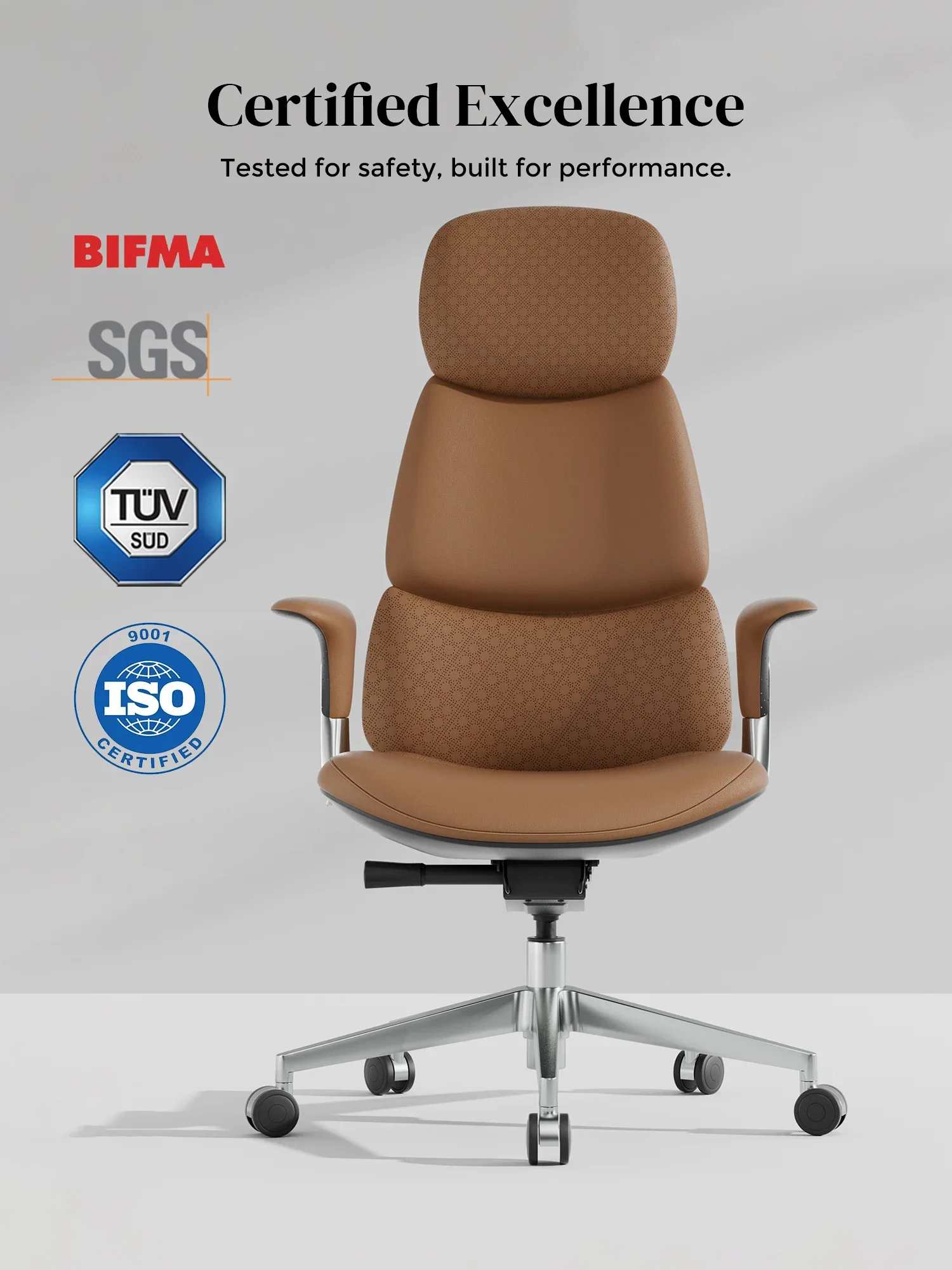 Nyla Leather Chair with Easy Adjustment - Image 90