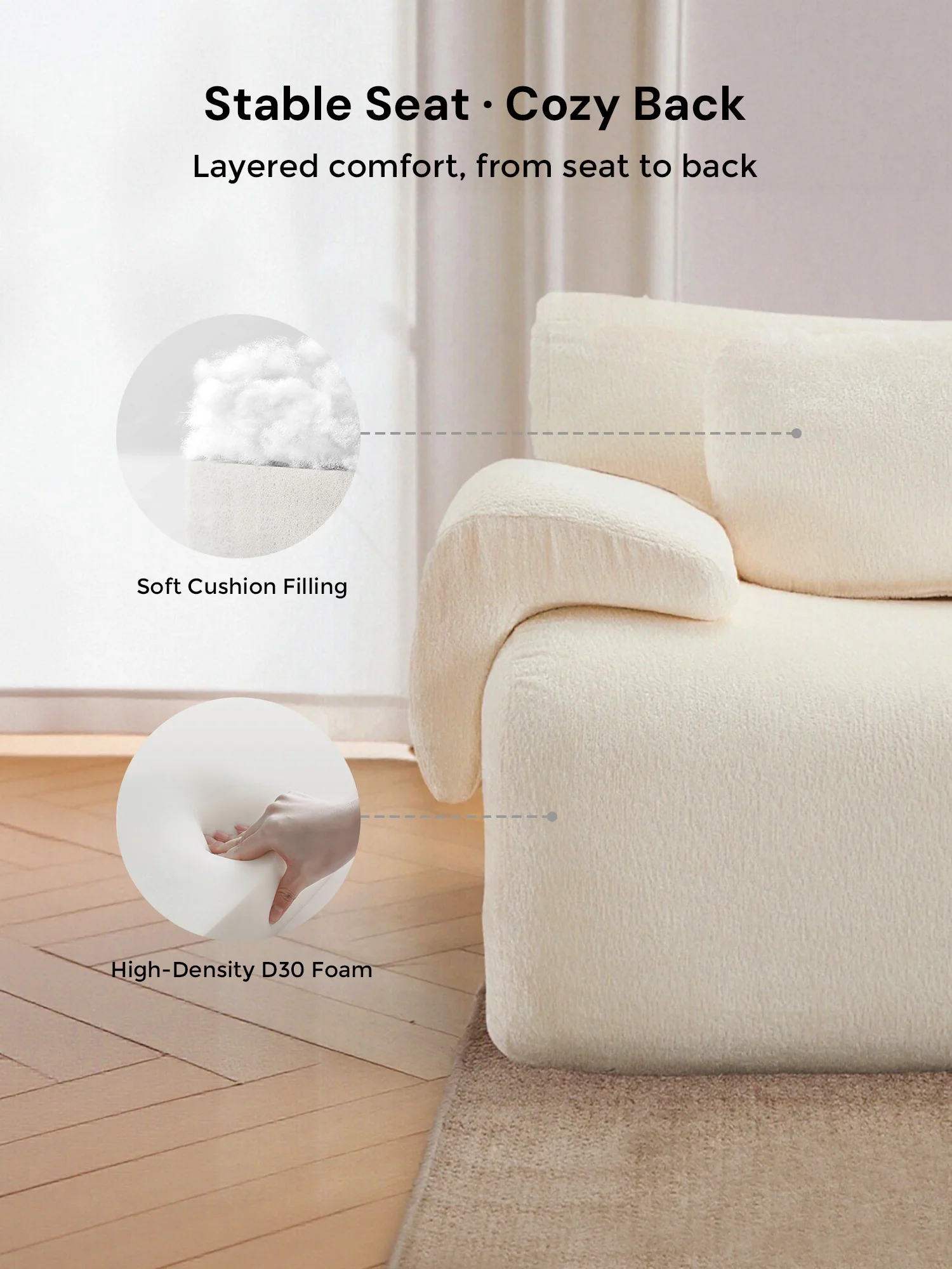 Nephele  Modular Sectional Compressed Sofa - Image 65