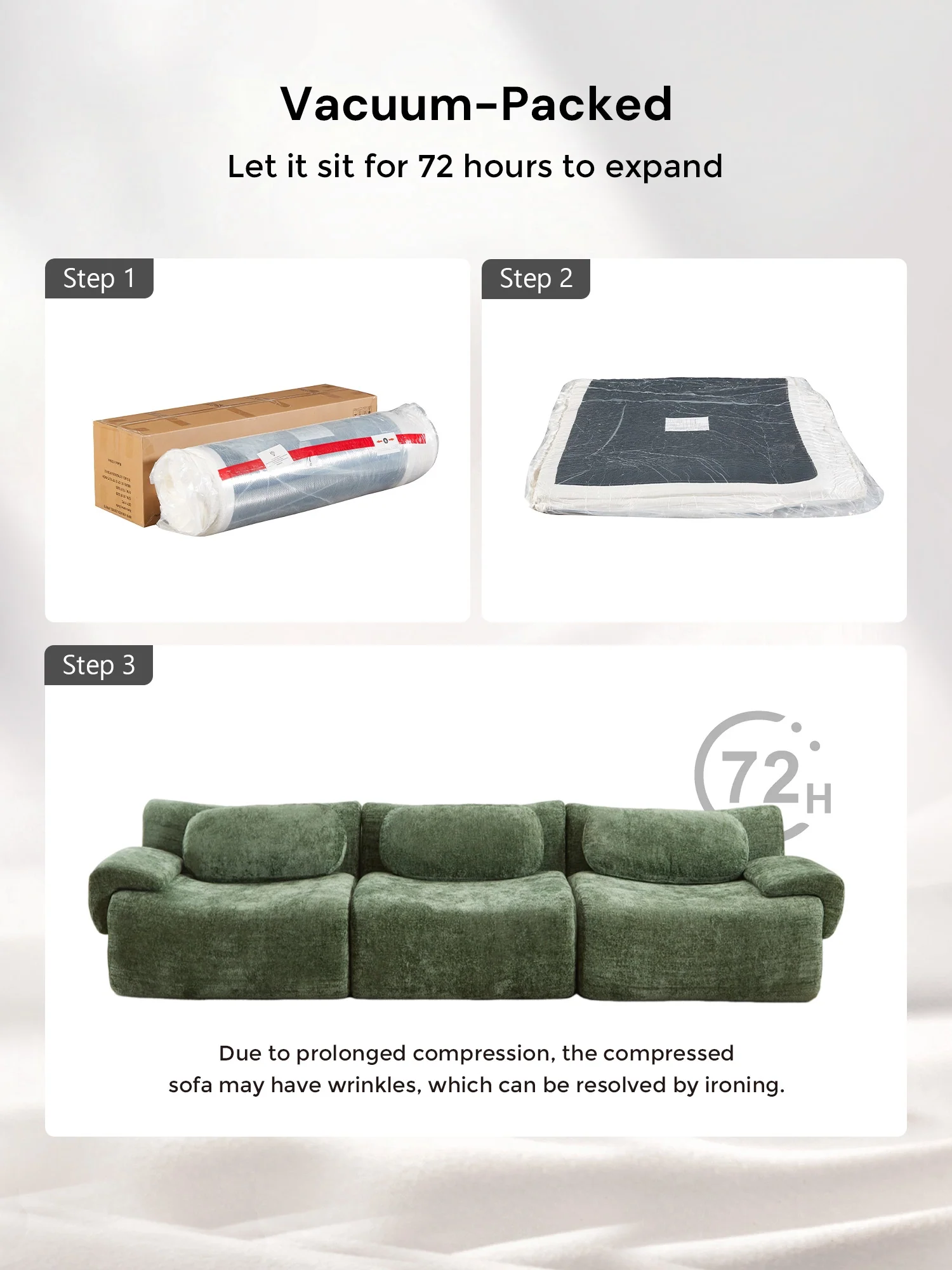 Nephele  Modular Sectional Compressed Sofa - Image 81