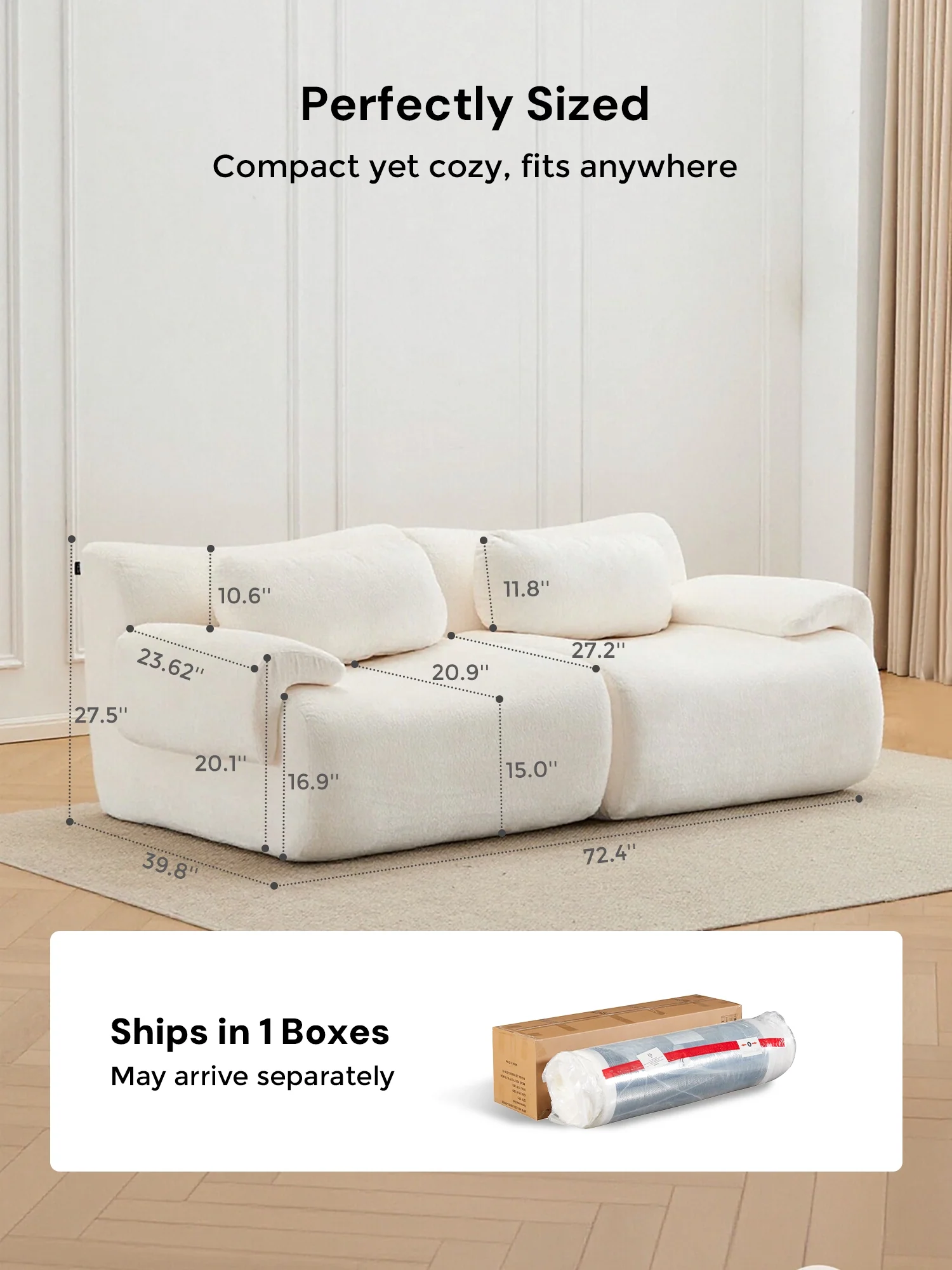 Nephele  Modular Sectional Compressed Sofa - Image 94