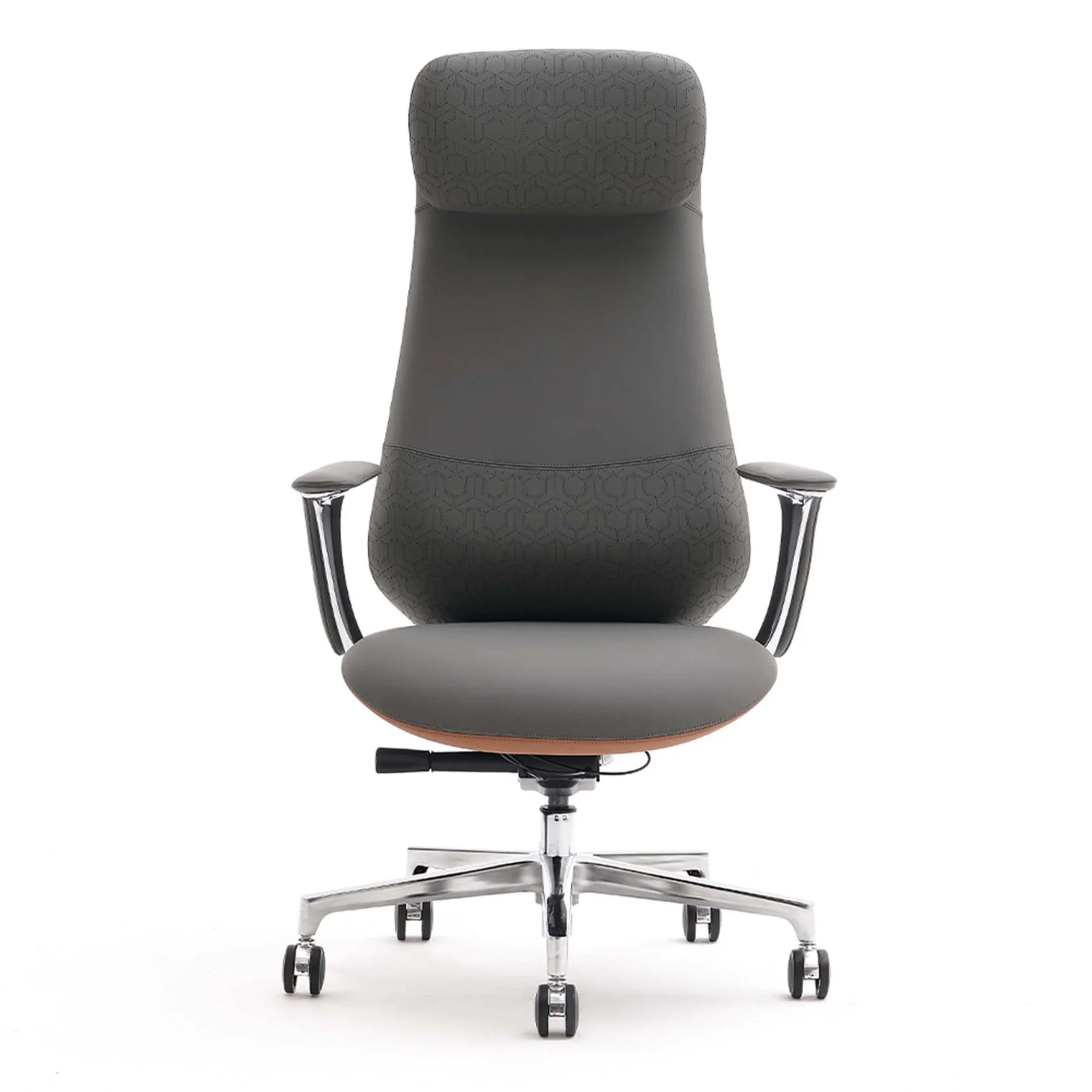 Neta Premium Leather Chair with Headrest - Image 90