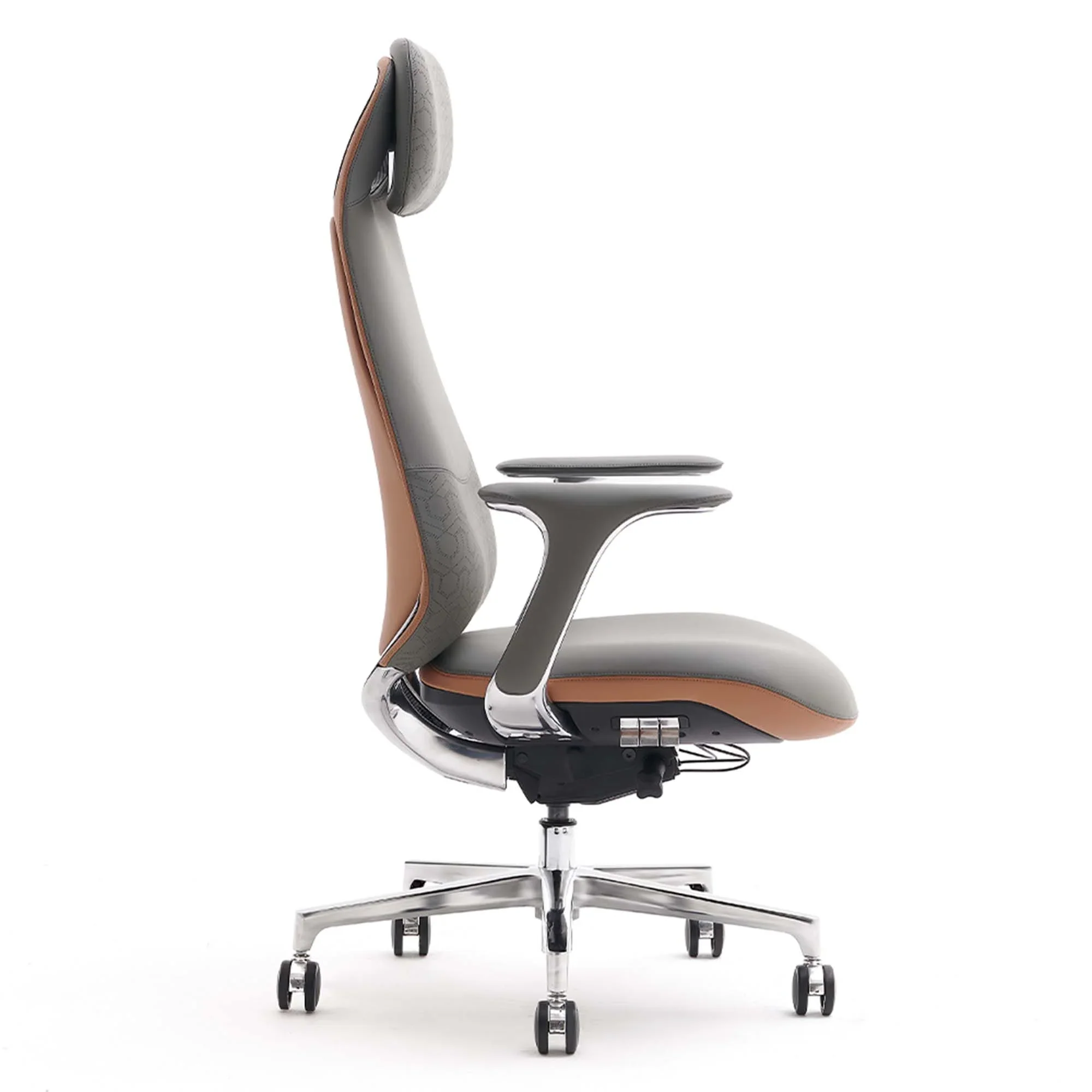 Neta Premium Leather Chair with Headrest - Image 93