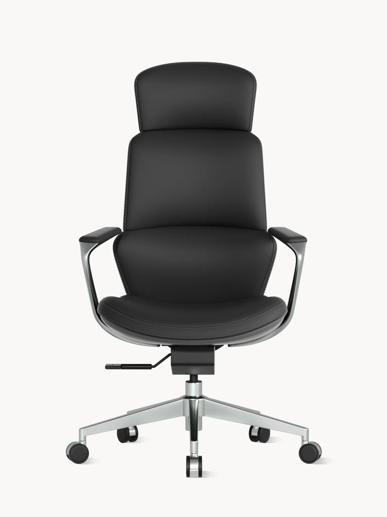 Nolan Leather Chair with Classic Design - Image 3