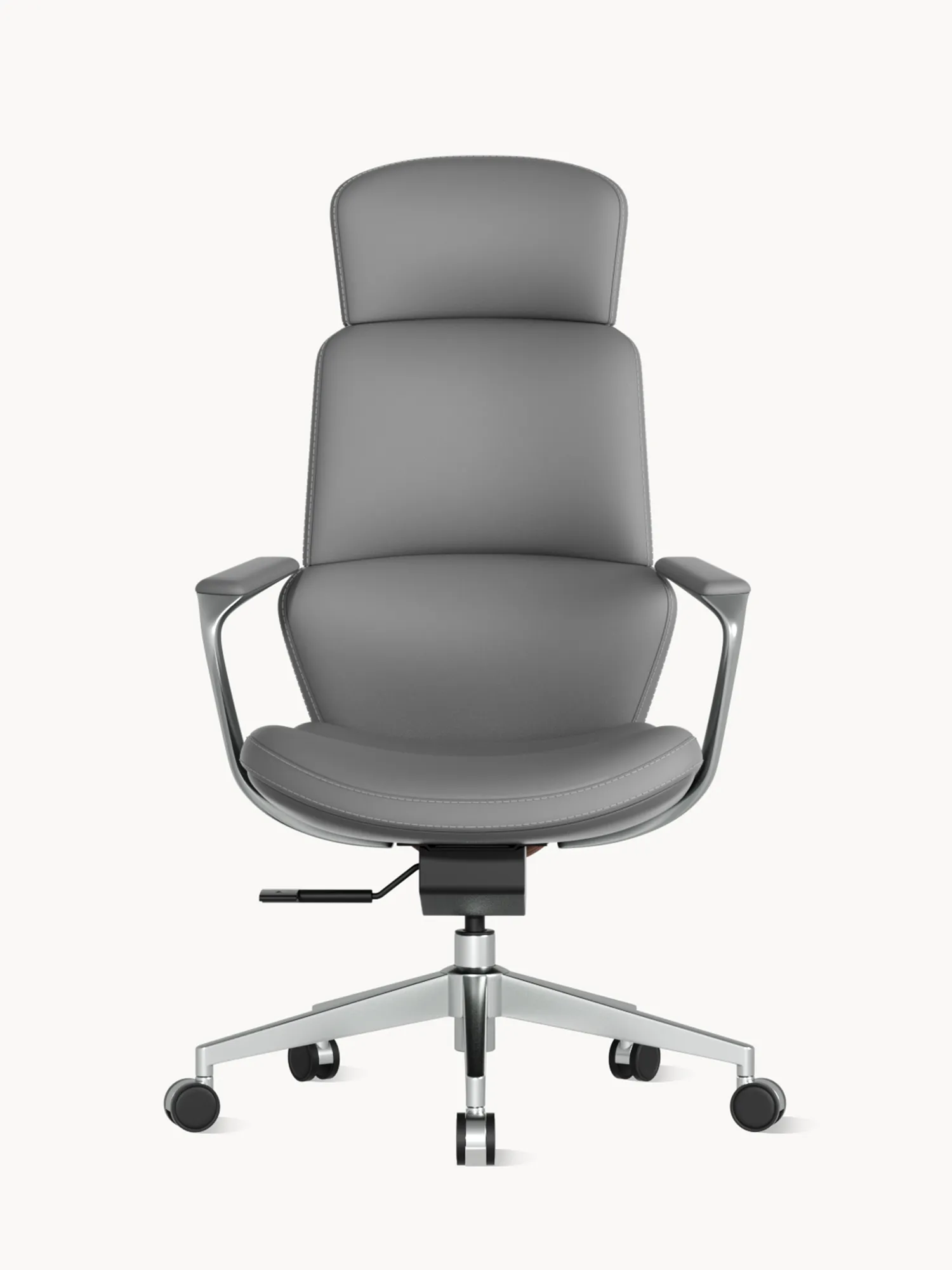 Nolan Leather Chair with Classic Design - Image 7
