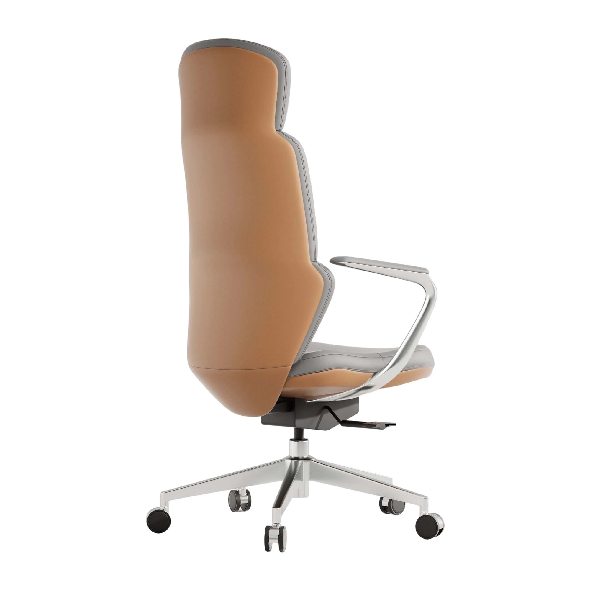Nolan Leather Chair with Classic Design - Image 70