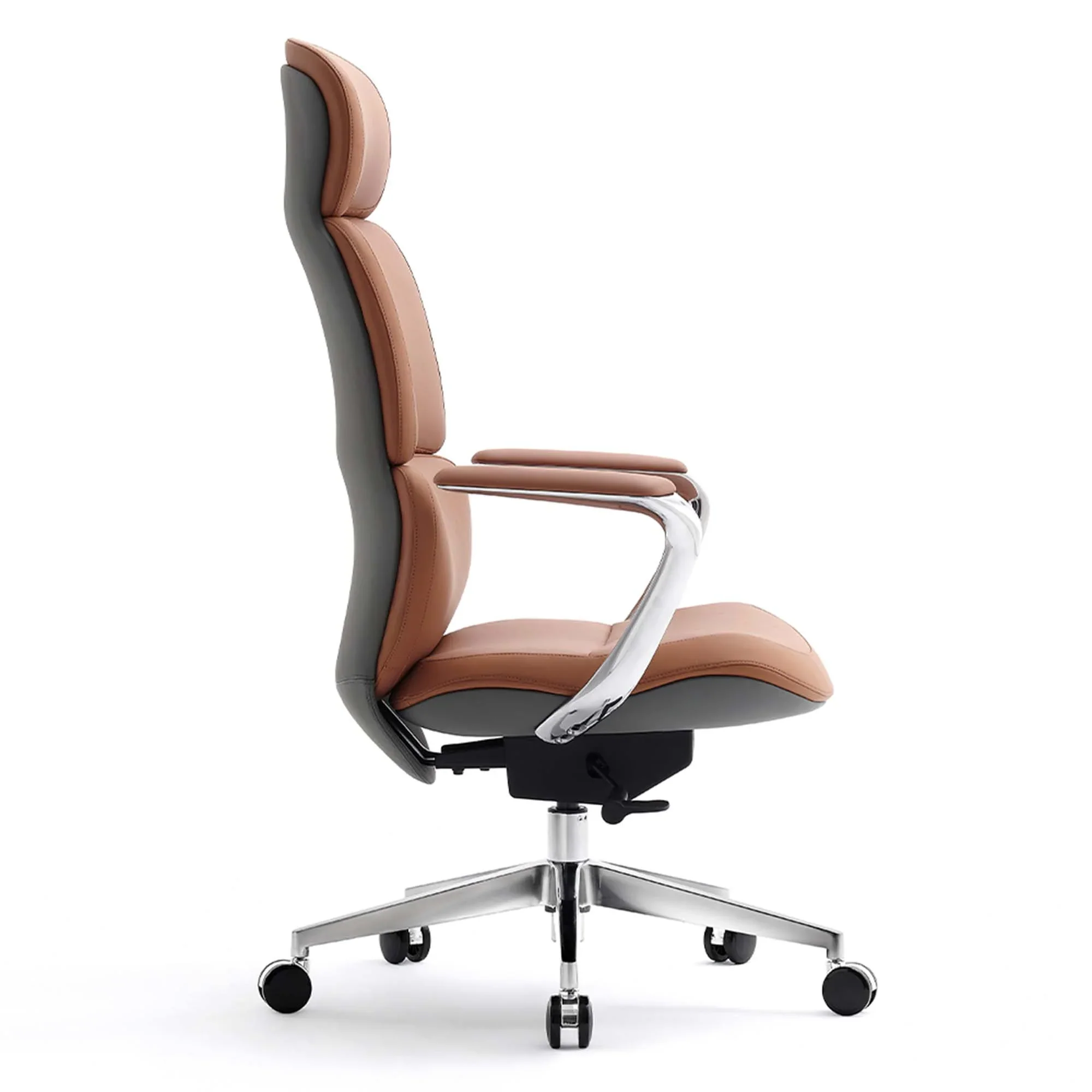 Nolan Leather Chair with Classic Design - Image 77