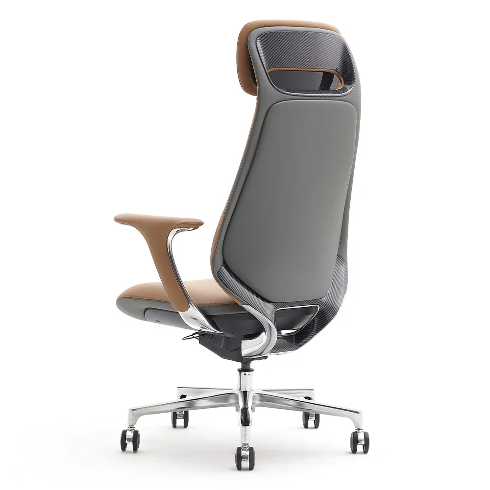 Norris Premium Leather Chair with Lumbar Support - Image 34