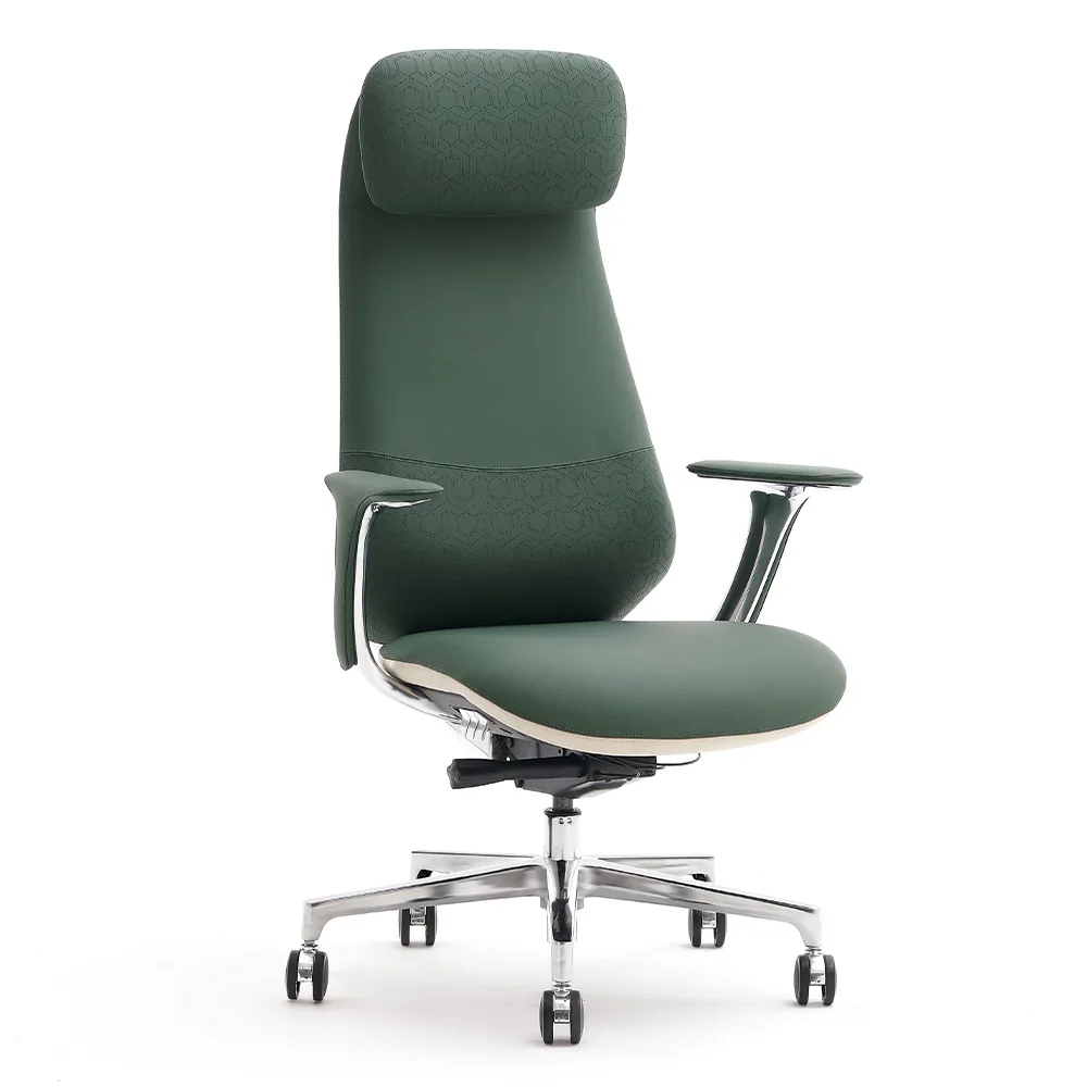 Norris Premium Leather Chair with Lumbar Support - Image 49