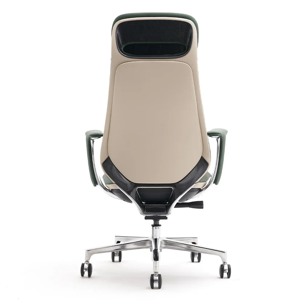Norris Premium Leather Chair with Lumbar Support - Image 50