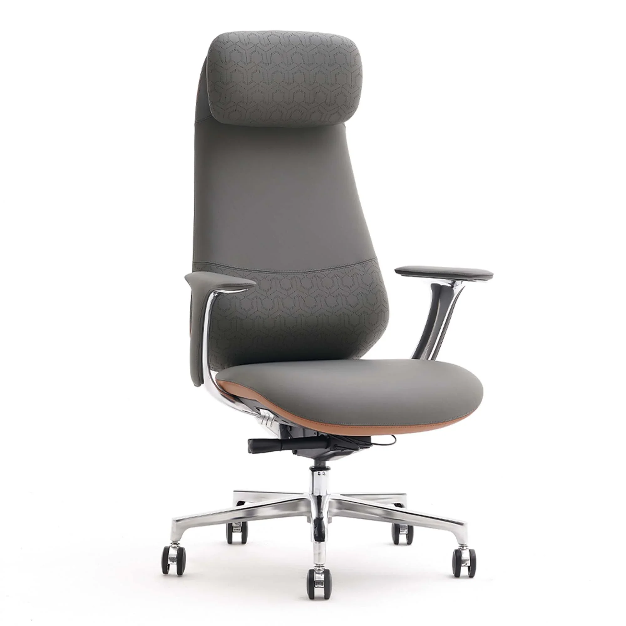 Norris Premium Leather Chair with Lumbar Support - Image 59