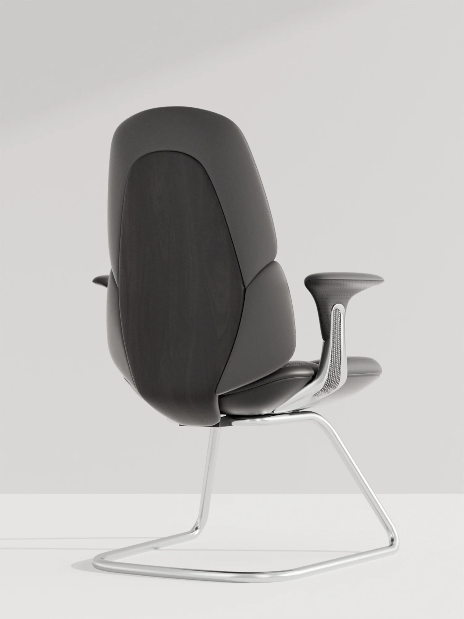 Nyla Cantilever Leather Chair with Easy Adjustment - Image 7
