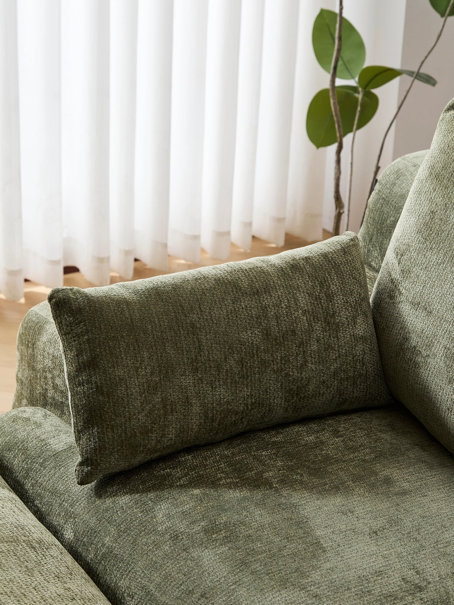 Zeus Compressed Sectional Sofa with Ottoman - Image 5